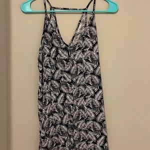 Black and White Blouse